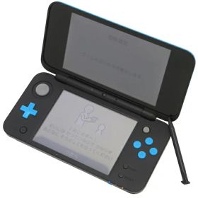 【Nintendo】任天堂『New ニンテンドー2DS LL / ブラック×ターコイズ』JAN-S-BAAA 2017年7月発売 ゲーム機本体 1週間保証【中古】