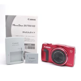 Canon キヤノン PowerShot SX700 HS Wi-Fi Red コンデジ 赤