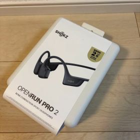 値下げ Shokz OpenRun Pro 2 本体 ブラック 骨伝導イヤホン