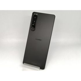 【中古】SONY au 【SIMフリー】 Xperia 1 IV ブラック 12GB 256GB SOG06【OSU301】保証期間１ヶ月【ランクA】