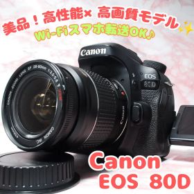 ✨キャノン EOS 80D✨美品 Wi-Fi タッチ操作 一眼レフカメラ