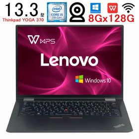 【中古】 Lenovo Thinkpad YOGA 370 第七世代Core i5 大容量メモリ 8GB SSD 128GB 13.3インチ WPSOffice Win 10 WIFI カメラ Bluetoot