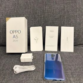 OPPO A5 2020 本体 4GB 64GB ブルー 美品 ケース付き