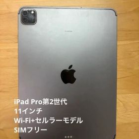 iPad Pro 11インチ 第2世代 256GB CellularSIMフリー