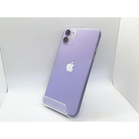 【中古】Apple SoftBank 【SIMロック解除済み】 iPhone 11 64GB パープル MWLX2J/A【高崎モントレー】保証期間1ヶ月【ランクC】