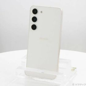 ソフマップ 〔中古品〕 Galaxy S23 256GB クリーム SC-51D docomo SIMフリー【295】