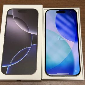 iPhone16Pro 256GB ブラックチタニウ厶
