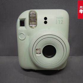 【中古】 【良品】 フジフイルム インスタントカメラ instax mini 12 「チェキ」 ミントグリーン