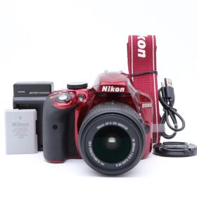 【ショット数 207回】 Nikon ニコン D3300 18-55 VR IIレンズキット レッド
