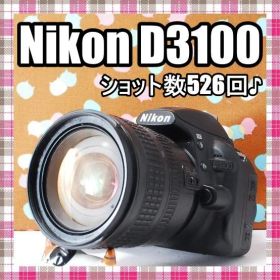 ✨新品級のショット数526回✨Nikon D3100 レンズセット