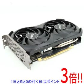 【1日と5.0のつく日、18日はポイント3倍！】【中古】MSI グラフィックボード GeForce RTX 4060 Ti VENTUS 2X BLACK 8G OC PCIExp 8GB