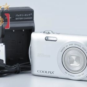 【中古】Nikon ニコン COOLPIX S3300 クリスタルシルバー コンパクトデジタルカメラ