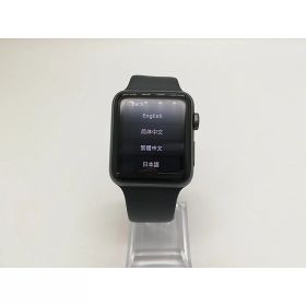 【中古】Apple Apple Watch Series3 42mm GPS スペースグレイアルミニウム/ブラックスポーツバンド MTF32J/A【福岡天神】保証期間1ヶ月【ランクB】