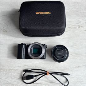 α5000 SONY ミラーレス一眼カメラ レンズ・バッテリー・自作ケース付き