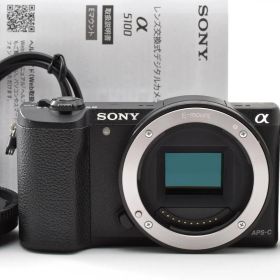 [完動美品] 1871ショット SONY α5100 A5100 ILCE-5100 ミラーレス コンパクト カメラ ソニー ブラック #3061338A