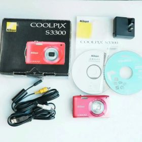 【極上品】Nikon COOLPIX S3300 ストロベリーピンク 付属品多数