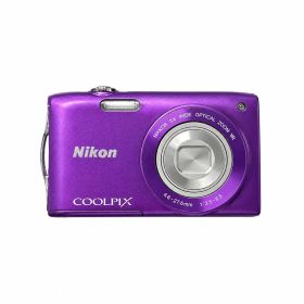【美品】Nikon COOLPIX S3300 パープル デジカメ 動作確認済み