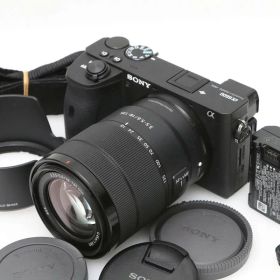 【中古】【良品】ソニー α6600 ILCE-6600M 高倍率ズームレンズキット CA01-D693-4C2D SONY Eマウント APS-C 5軸手ブレ補正 EVF 標準ズーム レンズ付き セット 中古