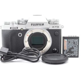 ■美品■ FUJIFILM ミラーレス一眼カメラ X-T3 ボディ シルバー X-T3-S ♯14707