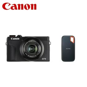 【セット商品】Canon PowerShot G7 X Mark III + SanDisk ポータブルSSD 8TB SDSSDE61-8T00-J25【おひとり様1台限り】※2026年10月上旬発送予定