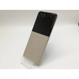 【中古】MOTOROLA SoftBank 【SIMフリー】 motorola razr 50s サンドクリーム 8GB 256GB A403MO【福岡天神】保証期間1ヶ月【ランクB】