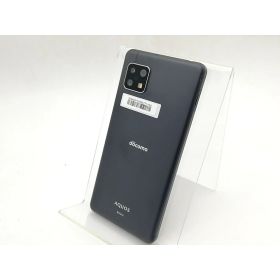 【中古】SHARP docomo 【SIMロック解除済み】 AQUOS sense4 ブラック 4GB 64GB SH-41A【柏】保証期間1ヶ月【ランクC】