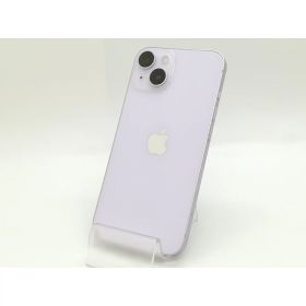 【中古】Apple au 【SIMフリー】 iPhone 14 512GB パープル MPX83J/A【静岡】保証期間1ヶ月【ランクC】