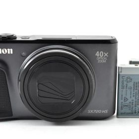【美品】Canon PowerShot SX720 HS ブラック #433