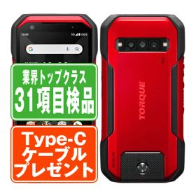 【中古】 KYG03 TORQUE G06 レッド SIMフリー 本体 au スマホ 【あす楽】 【保証あり】 【送料無料】 kyg03rd6mtm