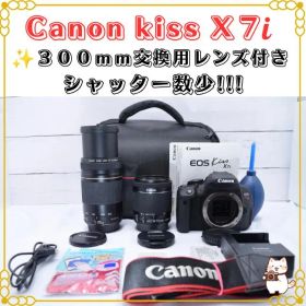 【超美品】Canon EOS Kiss X7i ダブルズームキット 一眼レフ