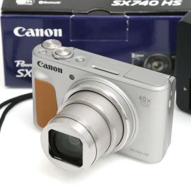 【中古】【美品】キヤノン PowerShot SX740 HS [シルバー] CA01-B7179-2Q3 Canon デジカメ コンデジ 光学ズーム 手ブレ補正 中古