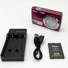 ニコン Nikon デジタルカメラ デジカメ COOLPIX S230 RD ROSERED [ローズレッド]【中古】【非常に良い】【20326397-080209】