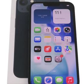 【Apple】アップル『iPhone13 / 6.1inch / 128GB / SIMロック解除済み docomo / ミッドナイト』MLNC3J/A 2021年9月発売 スマートフォン 1週間保証【中古】