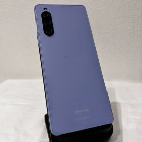 SONY Xperia 10 V SO-52D パープル 128GB docomo IMEI〇 バッテリー良好 SIM未確認/No.889