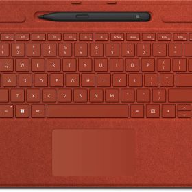 Surface Pro スリム ペン２付き Signature キーボード ポピー レッド [ポピー レッド]