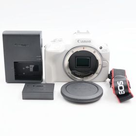 シャッター数19000枚 Canon EOS R50 ボディ ホワイト ミラーレス一眼カメラ キヤノン