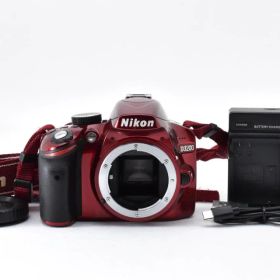 ★撮影枚数7,038枚・超美品★ ニコン D3200 ボディ 赤 #23257