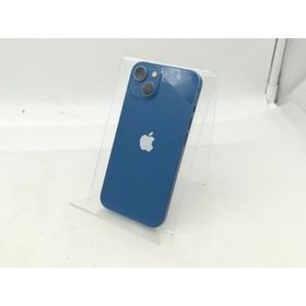 【中古】Apple docomo 【SIMフリー】 iPhone 13 512GB ブルー MLNT3J/A【大須】保証期間１ヶ月【ランクC】