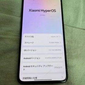 画面割れあり Xiaomi 13T 256GB HyperOS Android