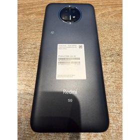 【中古美品】Redmi Note9T 128GB ナイトフォールブラック SIMフリー A001XM Note 9T A497