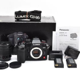 [完動美品] Panasonic LUMIX DC-GH6 LEICA DG VARIO-ELMARIT 12-60mm レンズキットレンズキット 箱付き ショット数7740 #2912377A