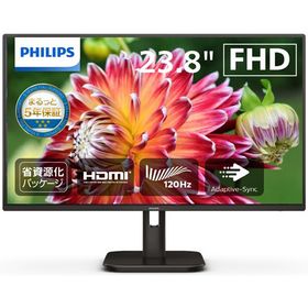 PHILIPS フィリップス IPSパネル採用 フルHD対応23.8型液晶ディスプレイ ブラック 5年間フル保証 24E1N2100D/11