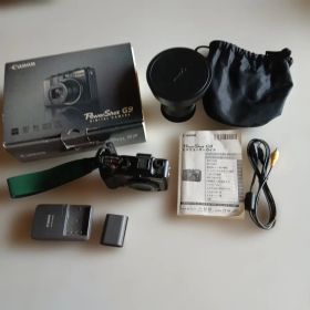Canon PowerShot G9 本体 デジタルカメラと純正広角レンズ