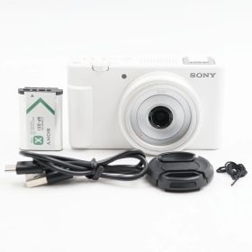 ■極上品■ SONY VLOGCAM ZV-1F ホワイト コンパクトデジタルカメラ ソニー