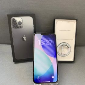 美品 国内版 SIMフリー iPhone13 Pro Max 128GB グラファイト色