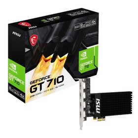 MSI エムエスアイGeForce GT 710搭載グラフィックボード GT 710 2GD3H 4HDMI(2657746)送料無料