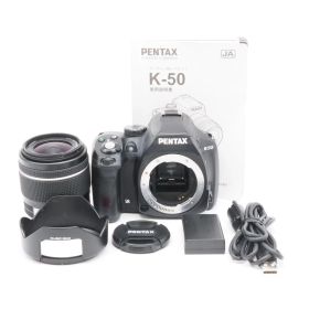 【レンズ中玉に小カビあり】PENTAX K-50 DAL18-55mm レンズキット シャッター9670回