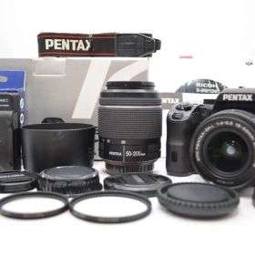 【美品】PENTAX ペンタックス K-S2 ダブルズームキット 18-50mm 50-200mm 一眼レフ 元箱付き
