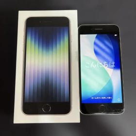 【ジャンク】Apple iPhone SE3 128GB スターライト