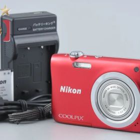 【中古】Nikon ニコン COOLPIX A100 レッド コンパクトデジタルカメラ